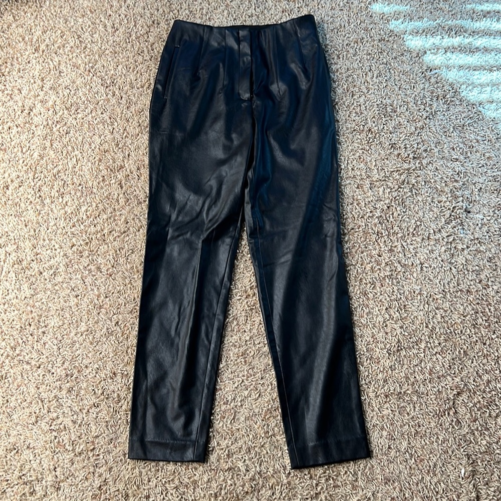 Express leather pants